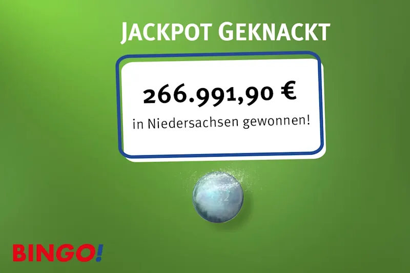 BIN<em>GO!</em>-Jackpot in Niedersachsen geknackt