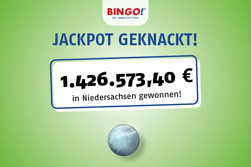 BIN<em>GO!</em>-Jackpot in Niedersachsen geknackt am 18.10.2026
