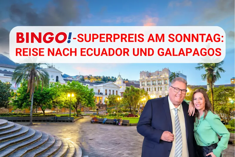 BIN<em>GO!</em>-Superpreis Reise nach Ecuador und Galapagos