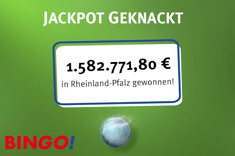 BIN<em>GO!</em>-Jackpot in Rheinland-Pfalz geknackt
