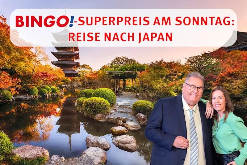 Superpreis Reise nach Japan am 04.01.2026