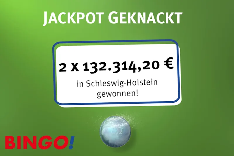 Geteilter BIN<em>GO!</em>-Jackpot in Schleswig-Holstein