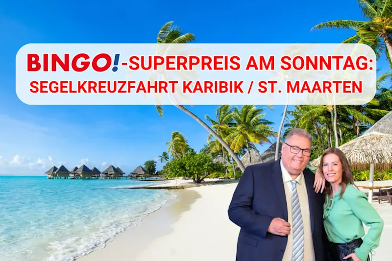 BIN<em>GO!</em>-Superpreis am 05.07.2026: Segelkreuzfahrt Karibik