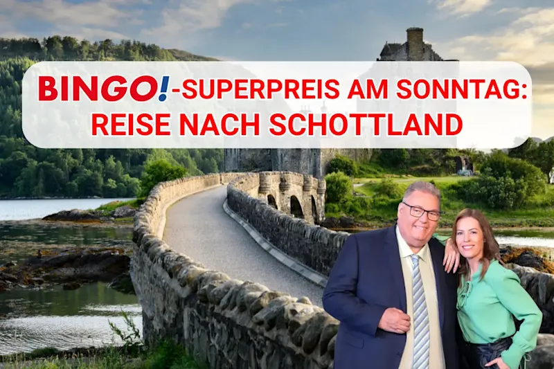 BIN<em>GO!</em> Superpreis am 03.05.26: Reise nach Schottland