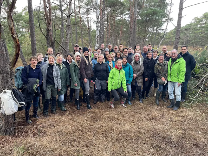 Gruppenbild BIN<em>GO!</em>-Aktionstag Moor LOTTO Niedersachsen