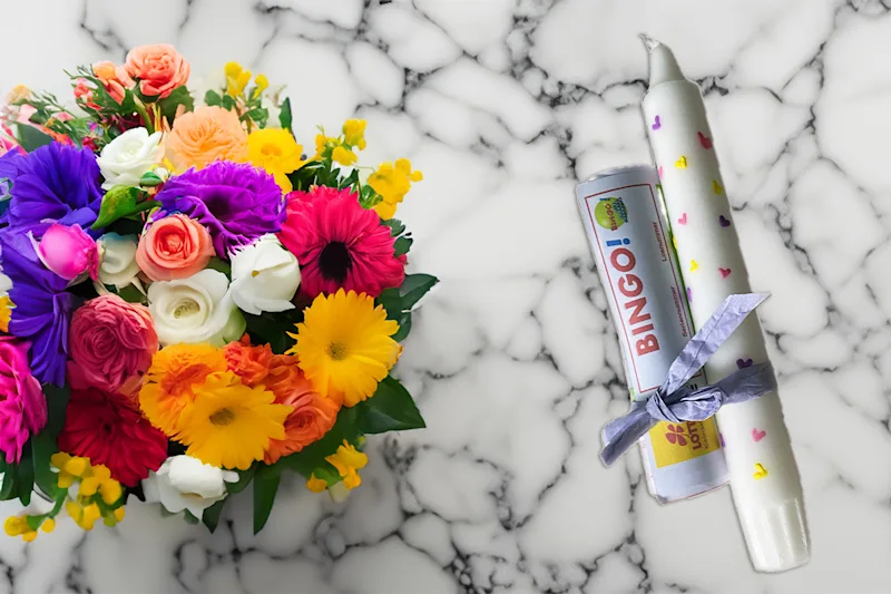 Muttertags-Kerze als Geschenkidee