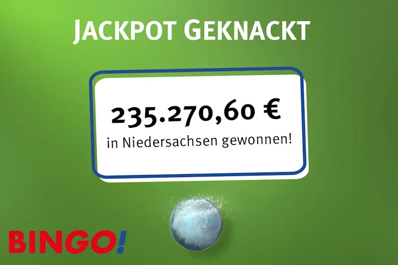 BIN<em>GO!</em>-Jackpot in Niedersachsen geknackt