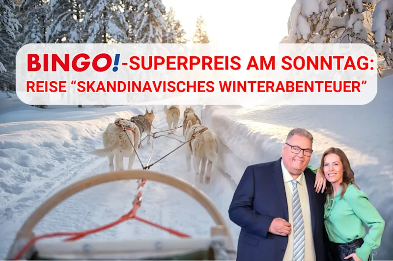 BIN<em>GO!</em>-Superpreis Reise "Skandinavisches Winterabenteuer"