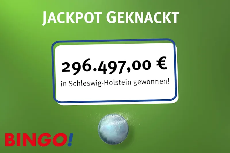 BIN<em>GO!</em>-Jackpot in Schleswig-Holstein geknackt am 19.04.2026