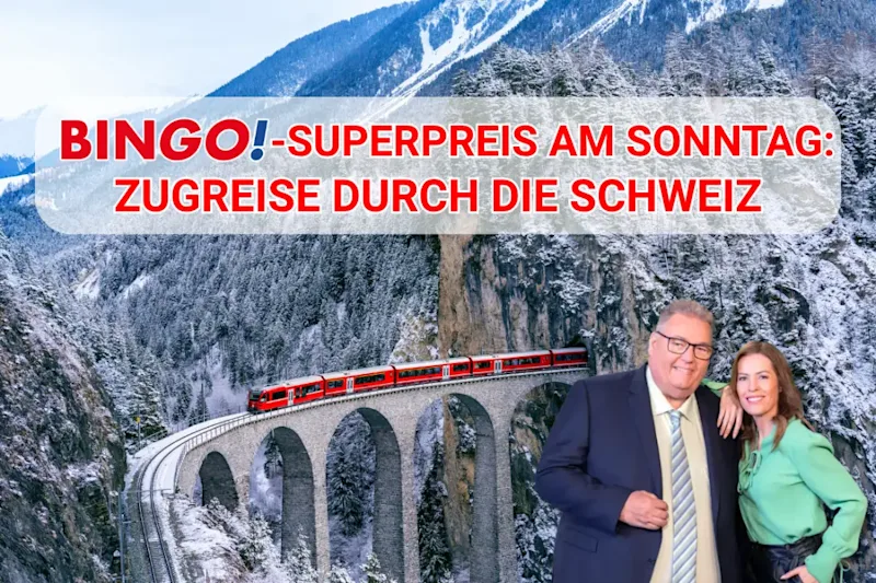 BIN<em>GO!</em>-Superpreis Zugreise durch die Schweiz