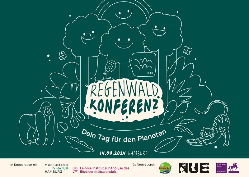 Hamburg Regenwald Konferenz Plakat