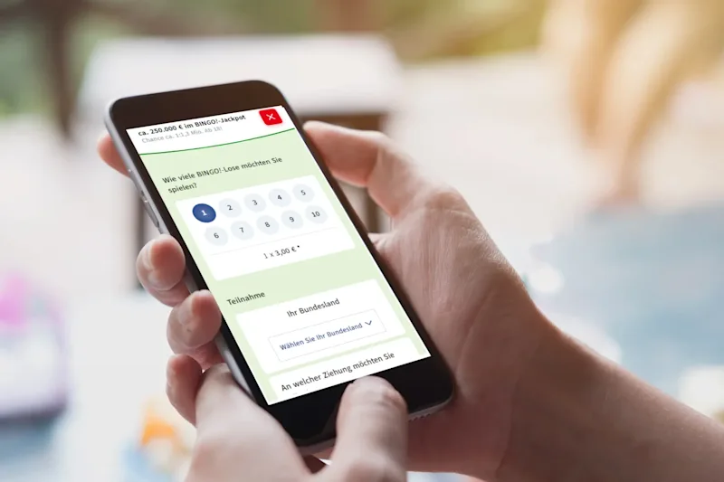 BIN<em>GO!</em> Online-Loskauf Smartphone
