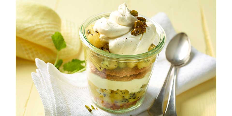 Sommer Kiwi-Tiramisu