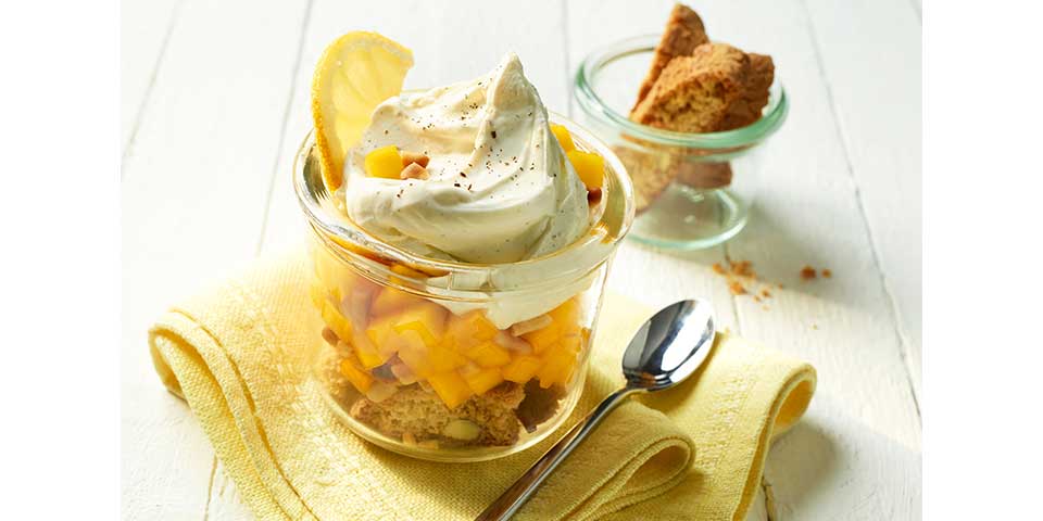Mango-Zitronen-Tiramisu