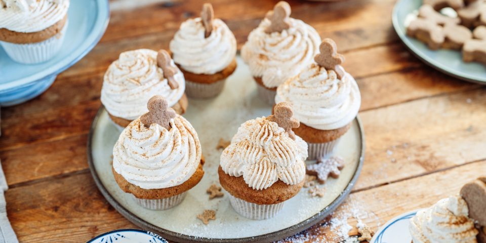 Lebkuchen-cupcakes Mit Mascarpone-frosting