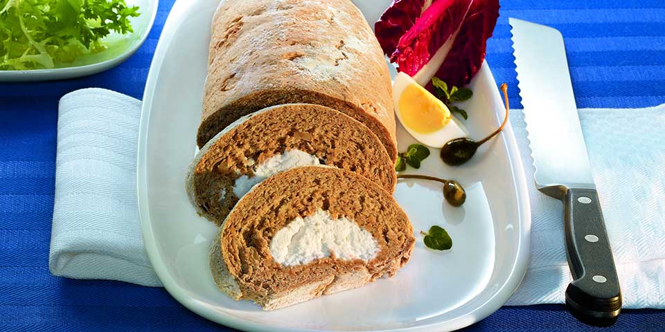 Ricotta im Brotteig gebacken