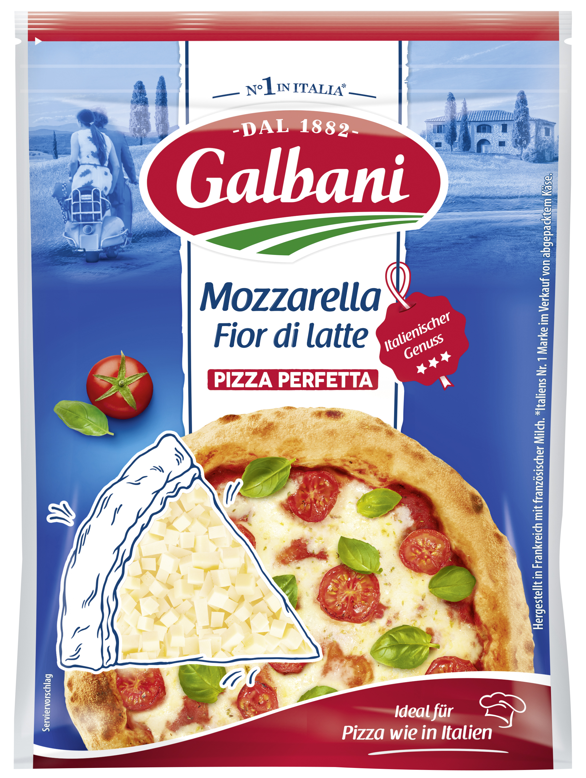 Galbani Mozzarella Fior di Latte Pizza perfetta 150g