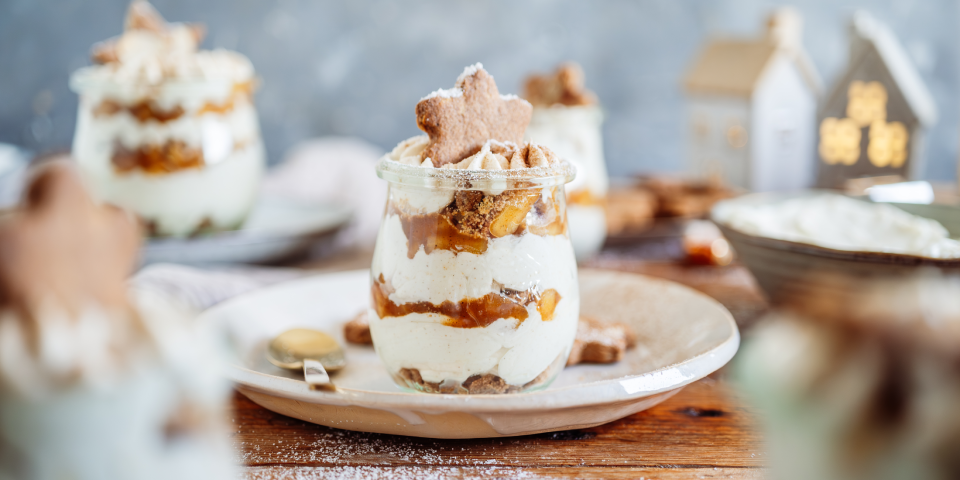 Spekulatius-Mascarpone-Dessert im Glas