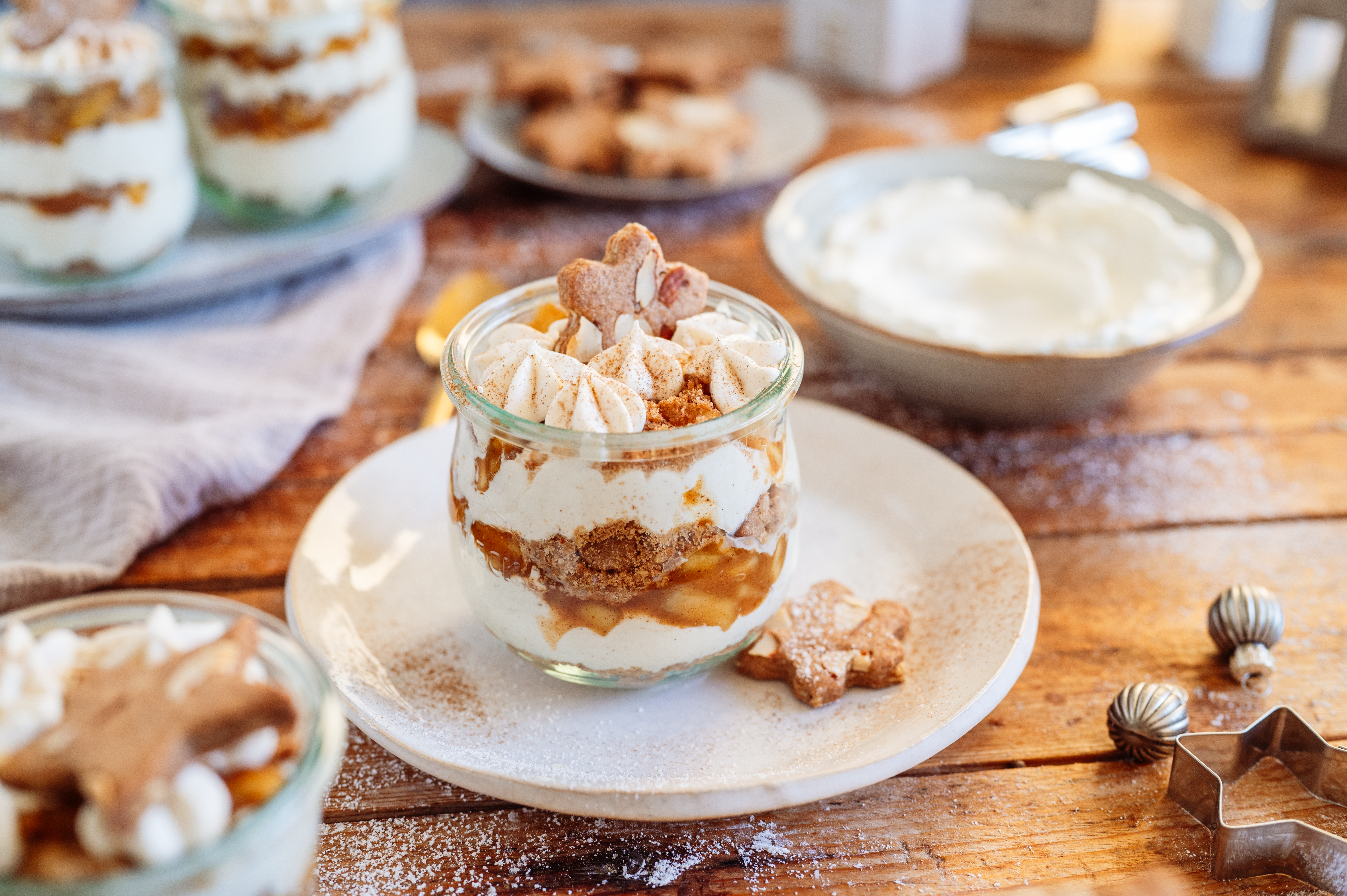 Spekulatius-Mascarpone-Dessert im Glas