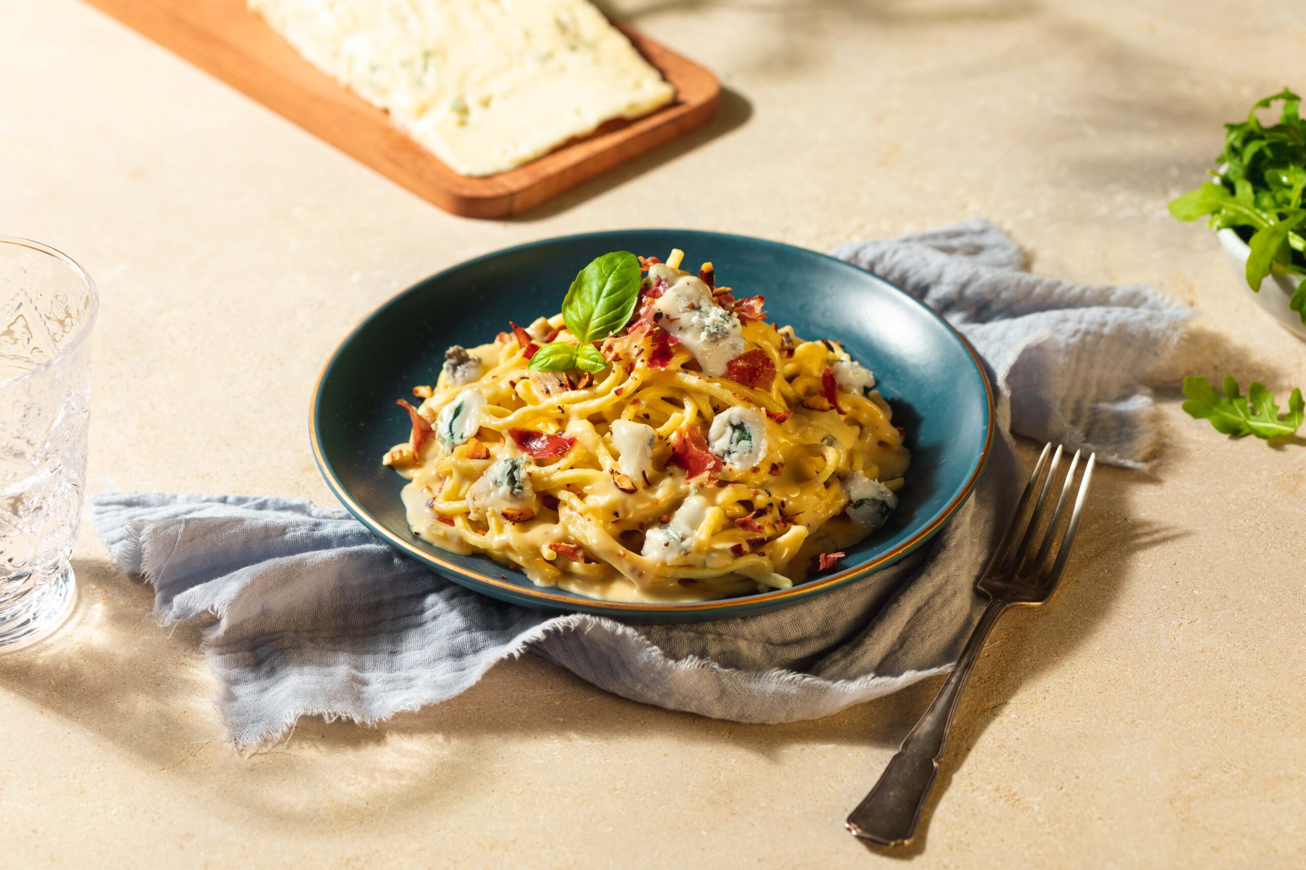 Spaghetti Carbonara mit Gorgonzola