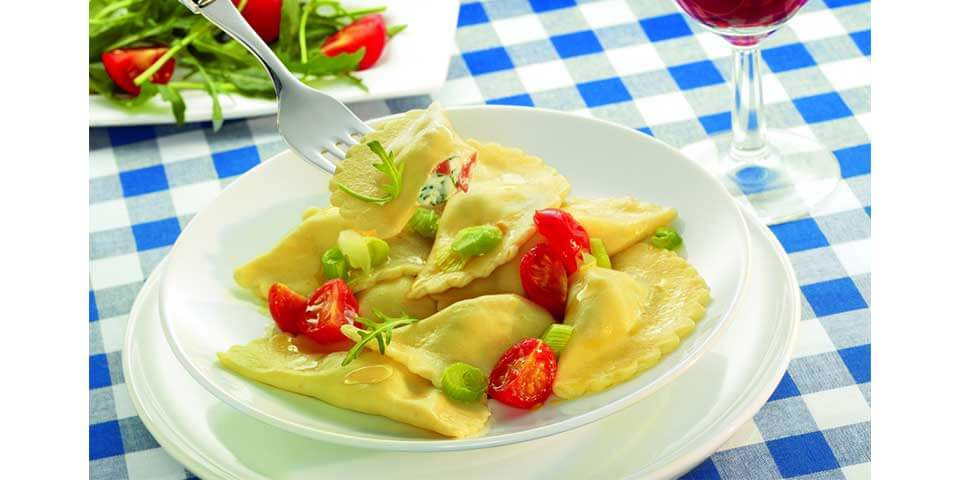 Ricotta Rucola Ravioli
