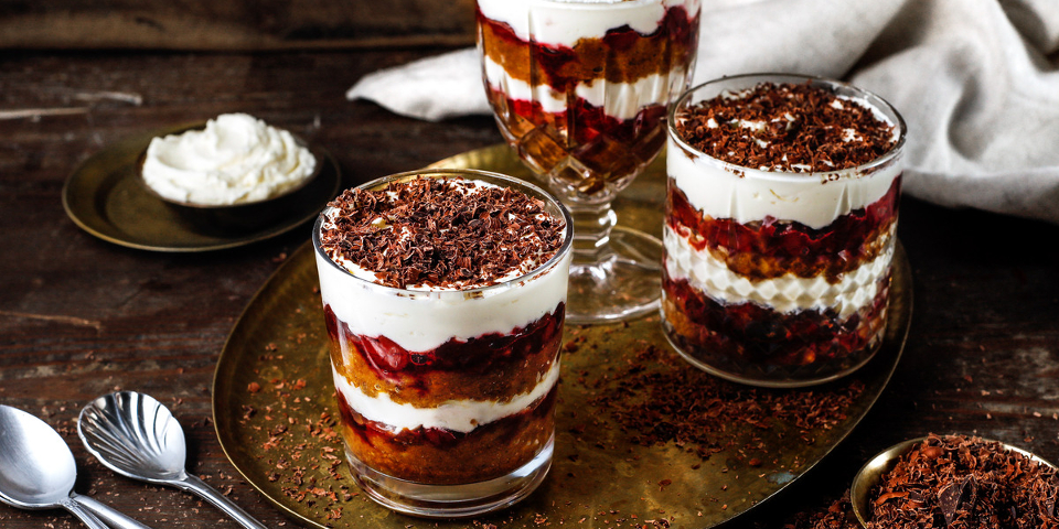 Lebkuchen-Kirsch Tiramisu