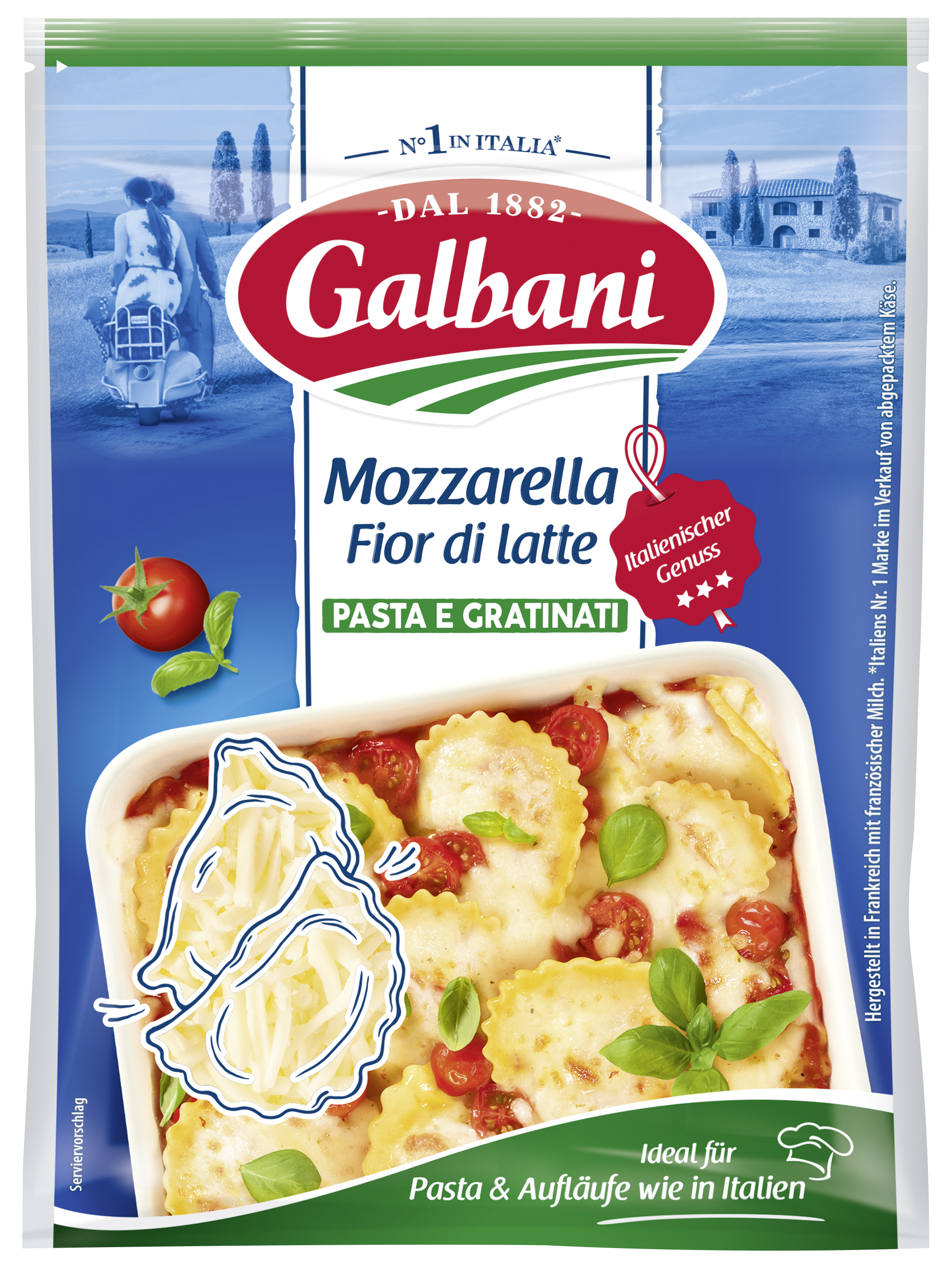Galbani Mozzarella Fior di Latte Pasta e gratinati 150g