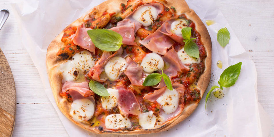 Schnellste Mozzarella-Pizza ever