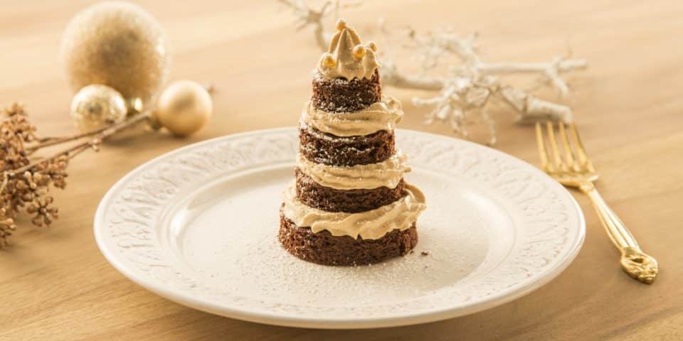 Brownie-Tiramisu-Bäumchen