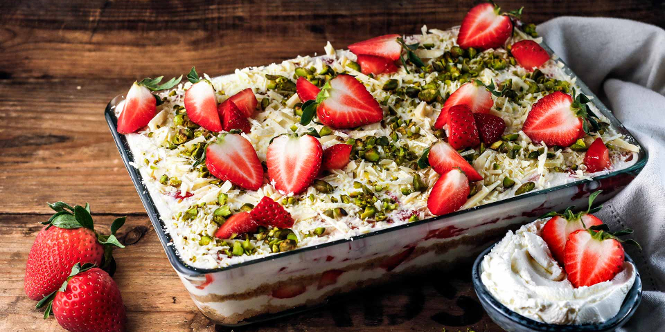Erdbeer Pistazien Tiramisu