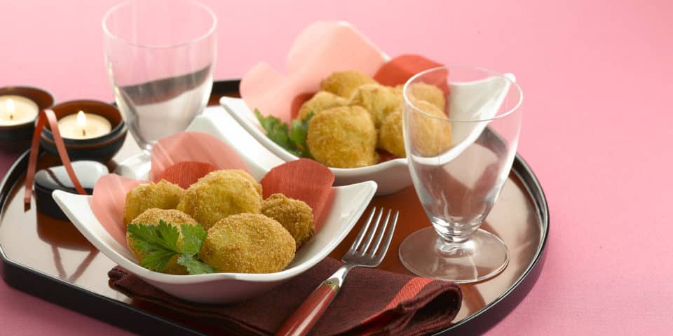 Würzige Ricotta-Bällchen