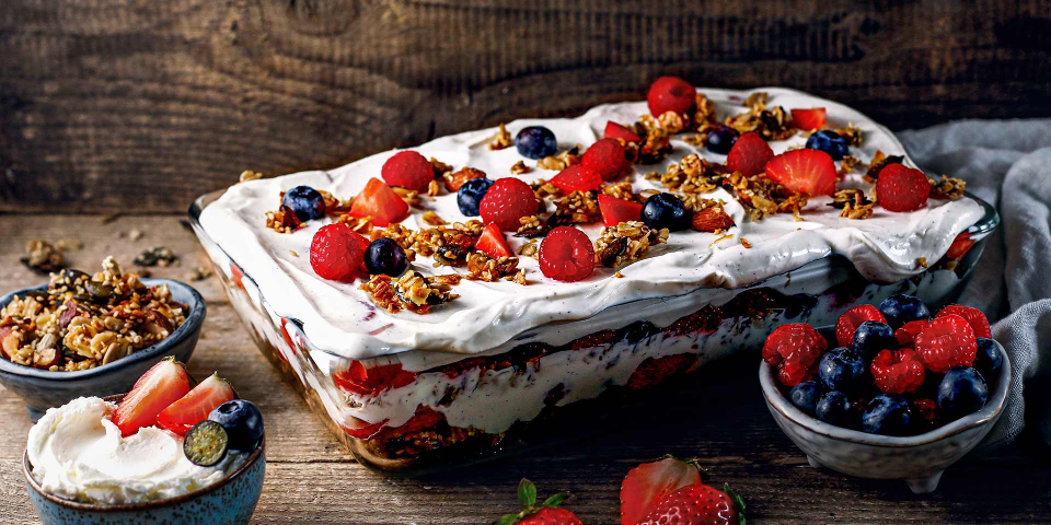 Granola Beeren Tiramisu