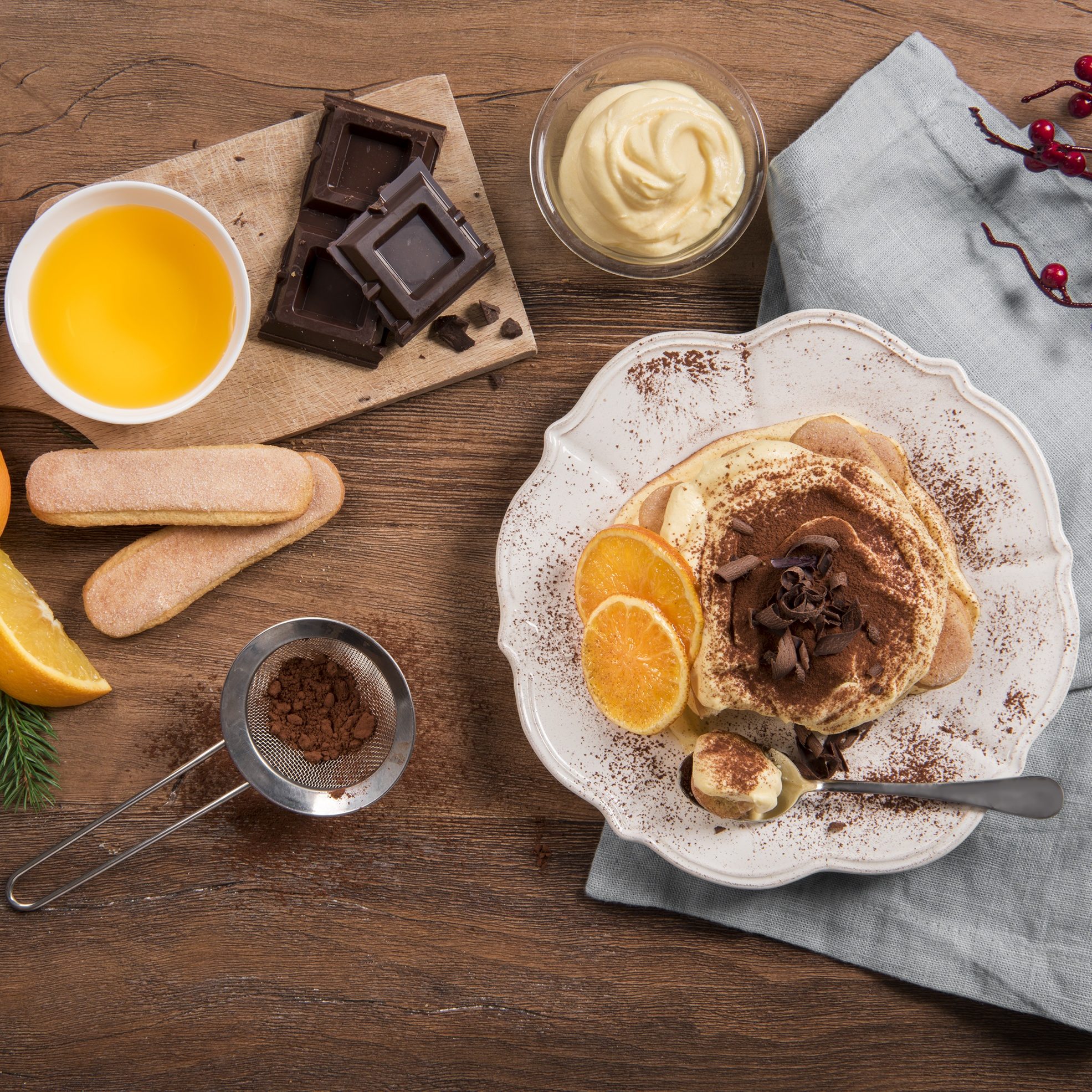 Schoko-Orangen-Tiramisu