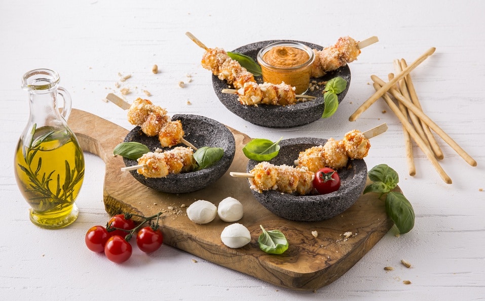 Mozzarella-Grissini-Sticks