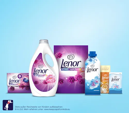 Waschmittel, Weichspüler, Wäscheparfüm und mehr | Lenor DE