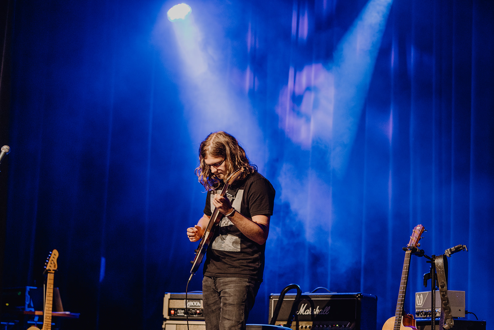 zdjęcie ucznia 2 w czasie koncertu