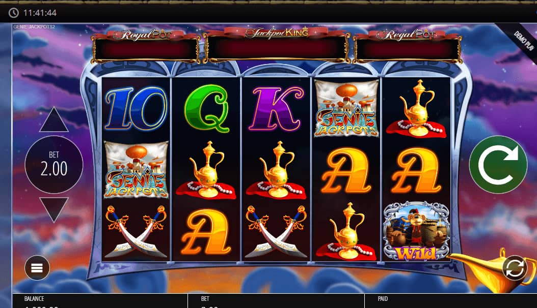 Genie Jackpots Pagos