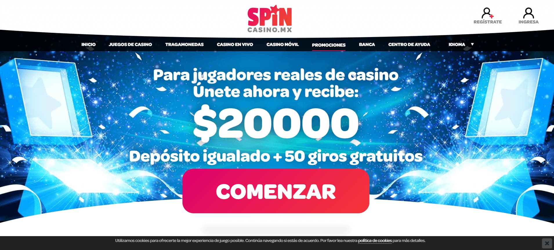 Spin Casino Bonos y promociones