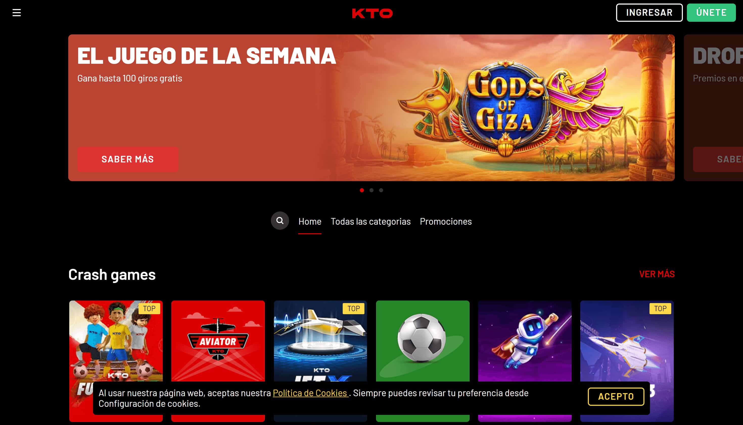 KTO Casino Homepage