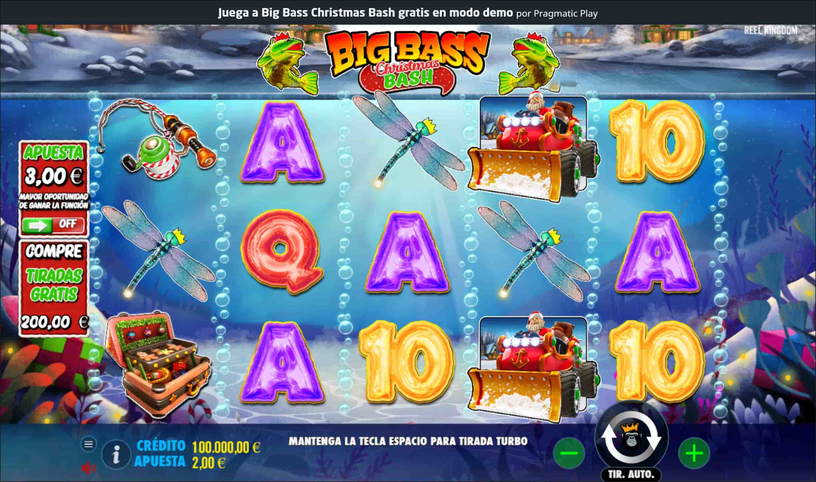 Big Bass Christmas Bash Tragamonedas Inicio