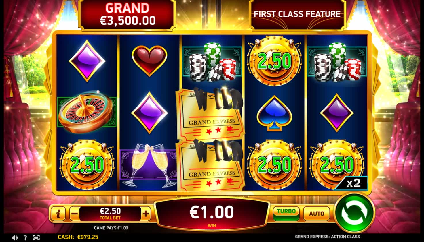 Grand Express Action Class Símbolos