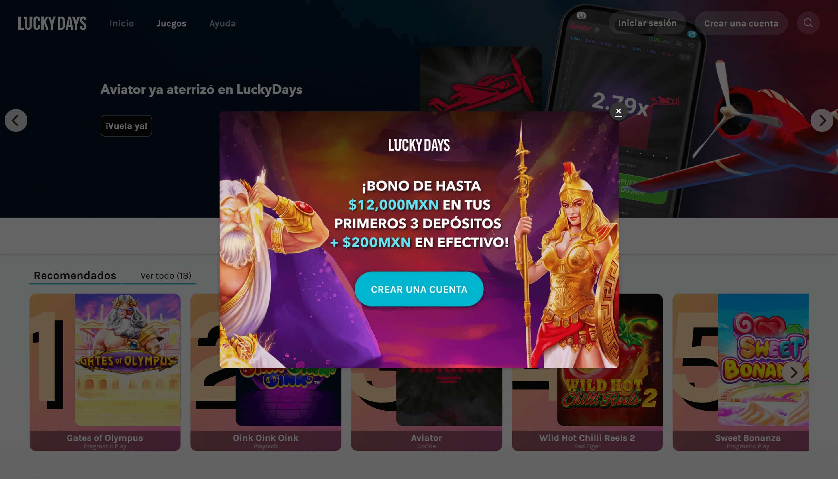 Promo Lucky Days Mx