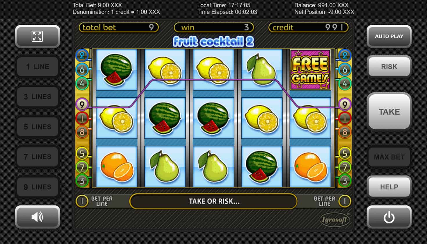 Fruit Cocktail 2 Bonus 