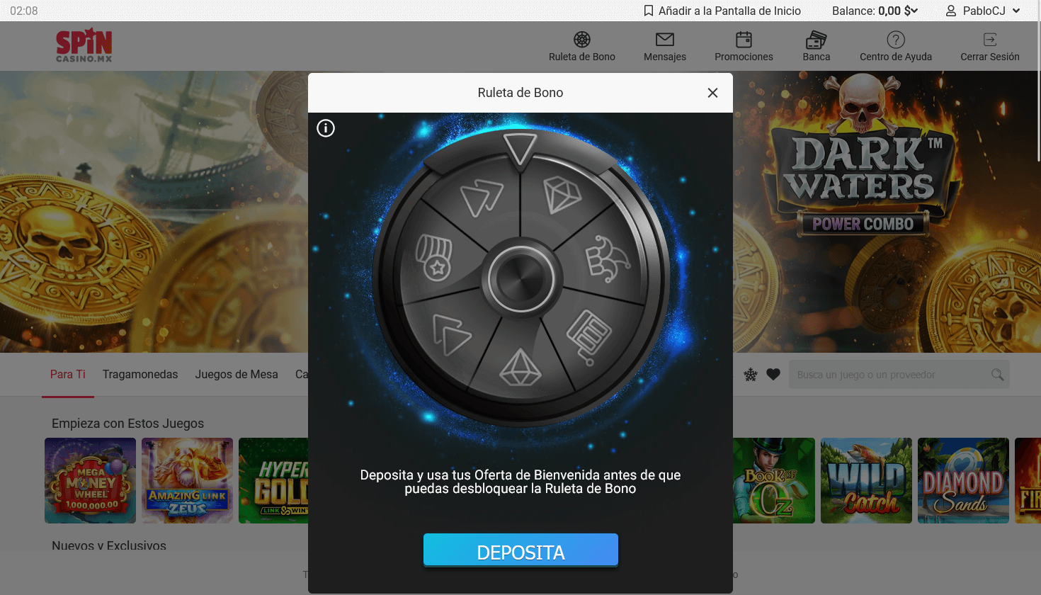 Spin Casino Bonos y promociones.png