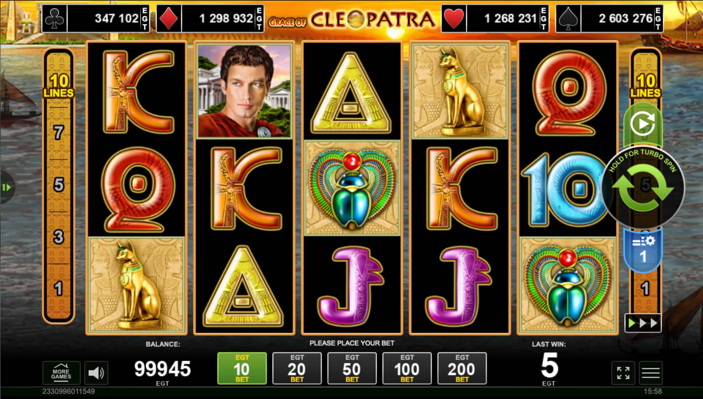 Grace of Cleopatra slot