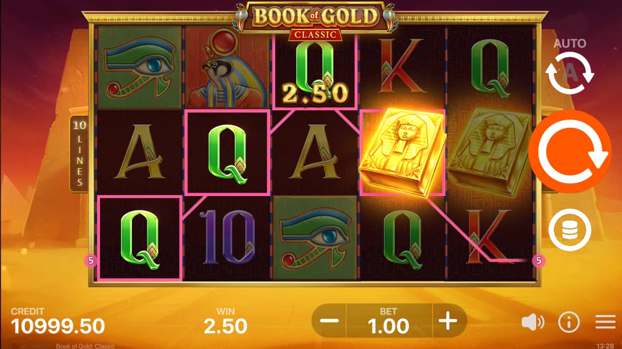Book of Gold Classic Símbolos