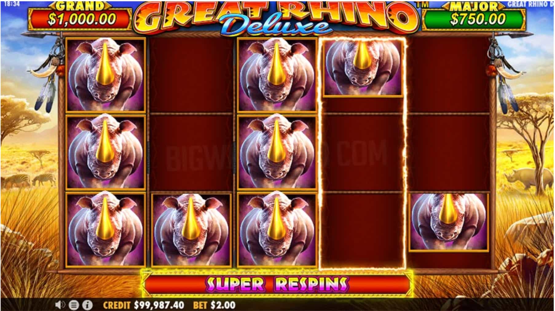 Bonificación de Great Rhino Deluxe