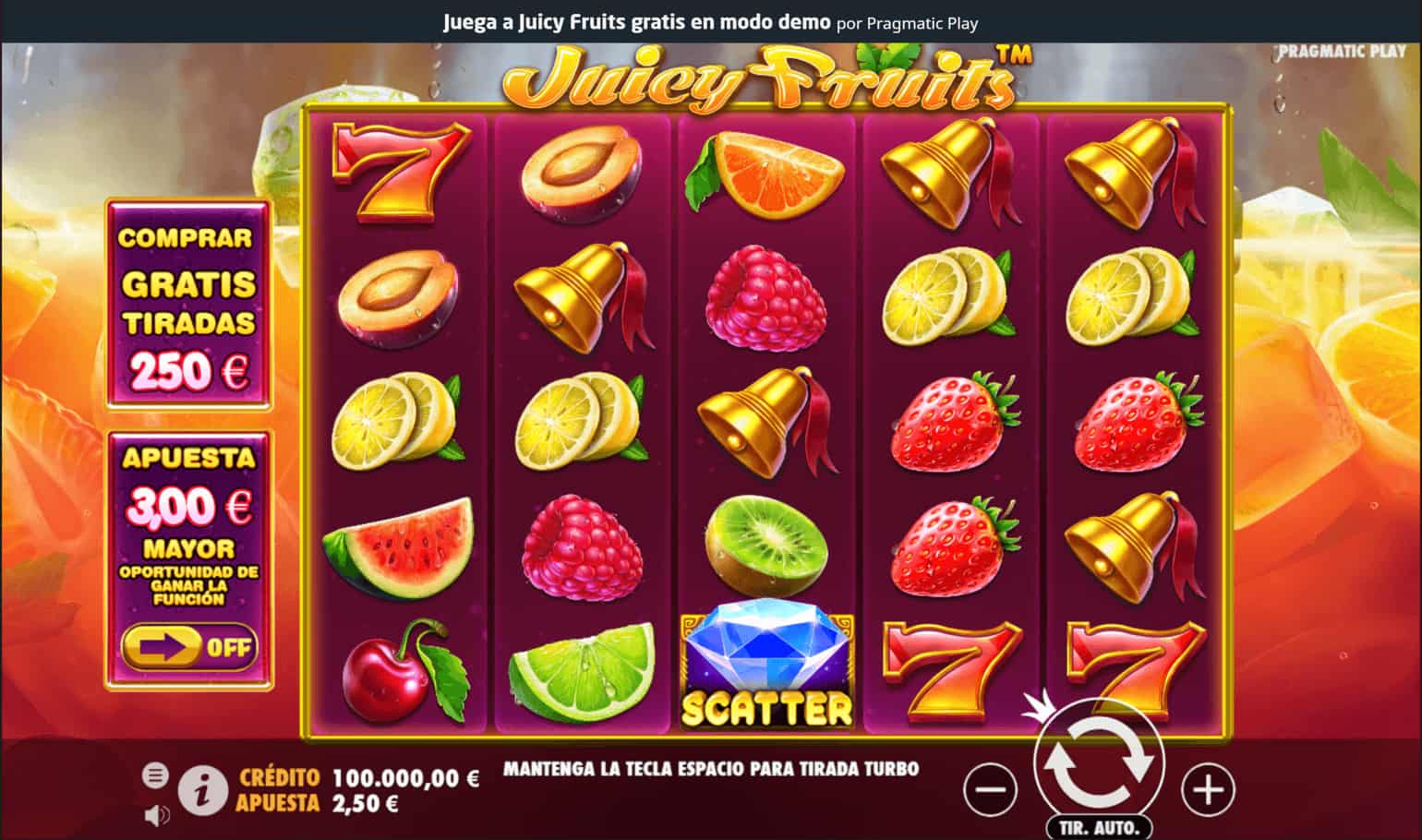Juicy Fruits Tragamonedas