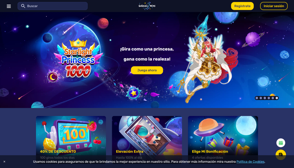 Homepage Galactic Wins Casino México.png