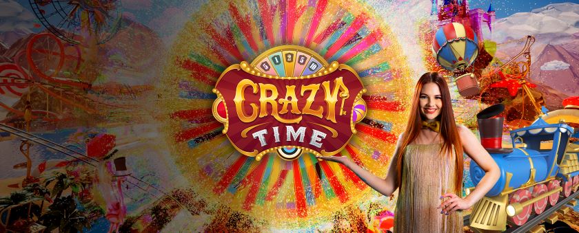 Dealer ao vivo - Game Show - Crazy time - Evolution